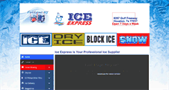 Desktop Screenshot of iceexpress.com